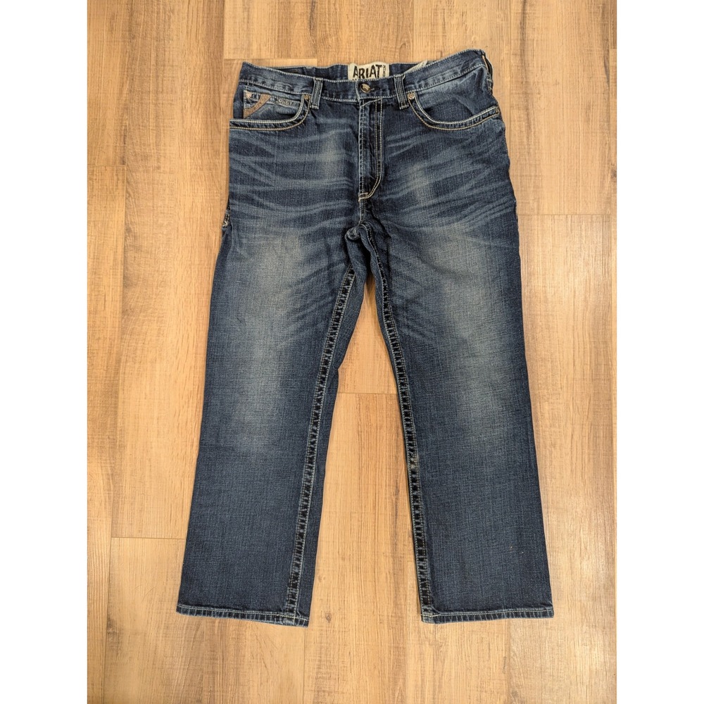 Ariat M4 Adkins Jeans Mens 36x30 Low Rise Boot Cut Western Turnout 10021767